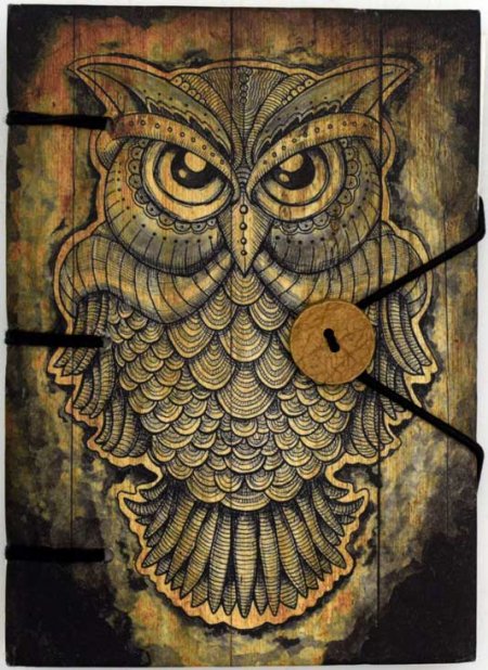 Owl Blank Book of Shadows