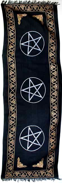 Triple Pentagram Long Altat Cloth