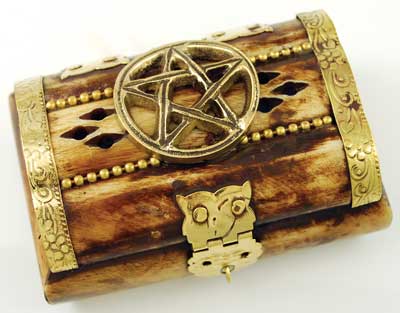 Bone Pentagram Ritual Chest