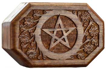 Octagonal Pentagram Ritual Box