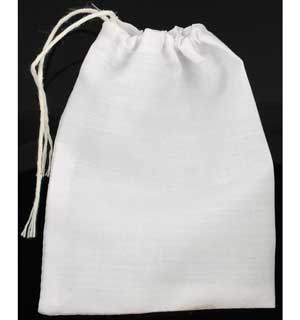 White Cotton Bag - 4"